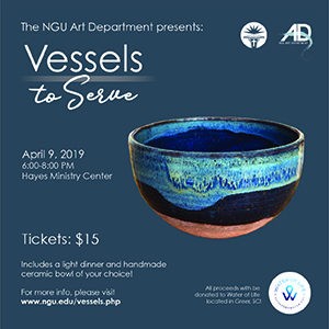 Bowl on Poster for NGU Art Dept Event