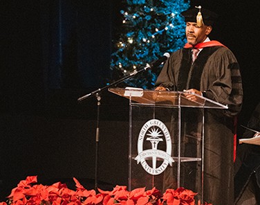 Sands Encourages December Graduates to Pursue Life, not a Lifestyle